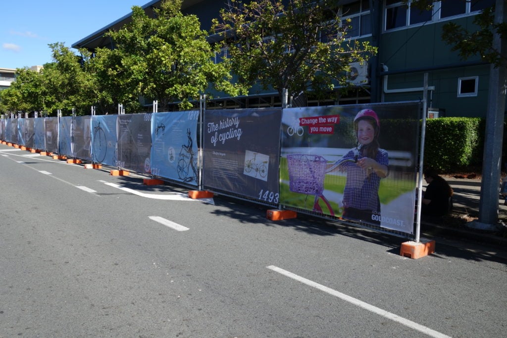 fence panel inserts GCCC Bike Week